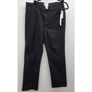 Caslon Straight Black Jeans Size 12